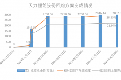 天力锂能股份回购实施期限已过半 累计回购完成度约30%