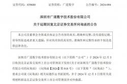 募投合理？业绩真实？ 一批北交所拟上市公司被问询