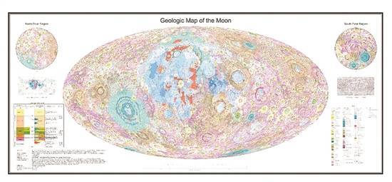 我国发布世界首套高精度月球地质图集