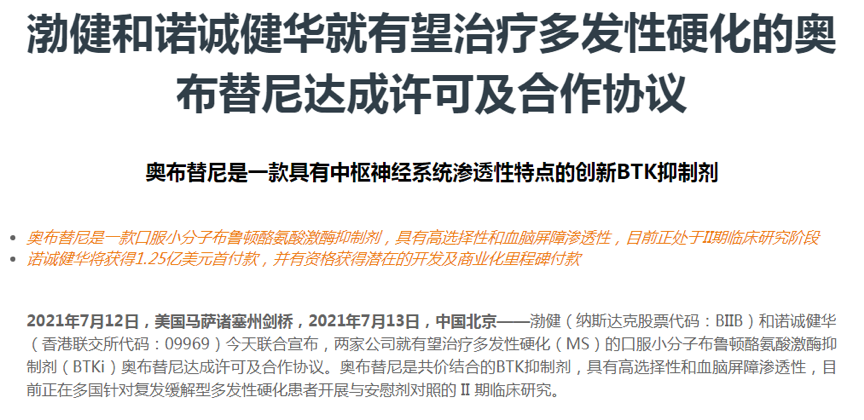 诺诚健华一季度亏损1.42亿元：收入依赖奥布替尼 在研产品13款研发费用持续增长