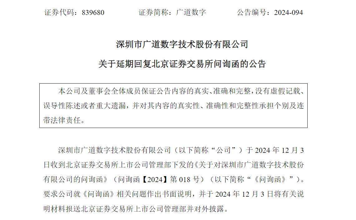 募投合理？业绩真实？ 一批北交所拟上市公司被问询