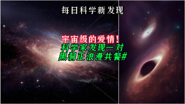 科学家首次拍摄到双黑洞“共舞”