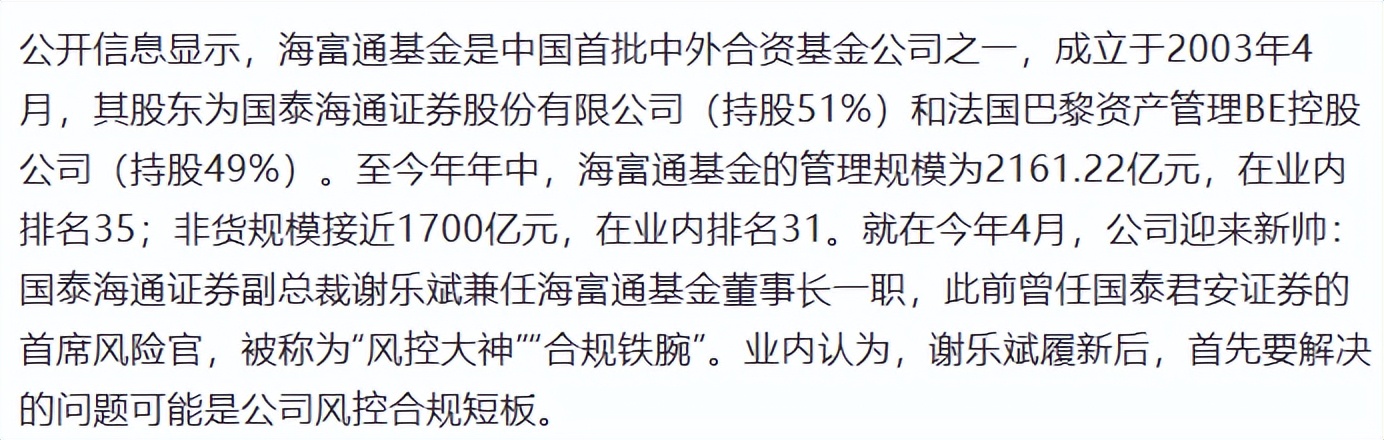 海富通基金总经理任志强:科技赋能公募行业迈向高质量发展