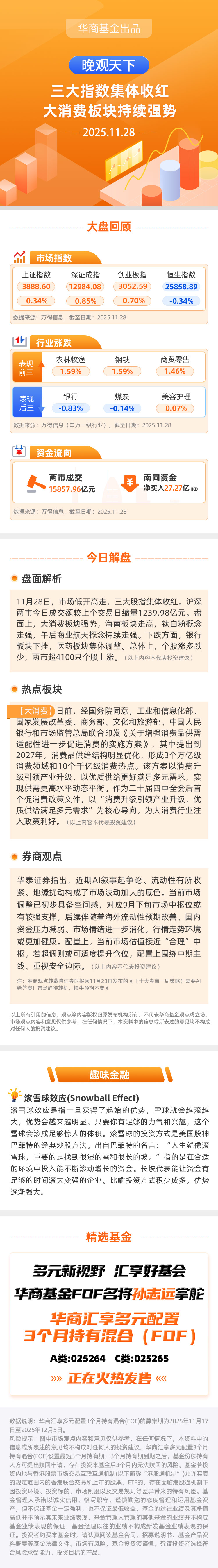 政策预期不断强化 大消费板块配置机遇浮现